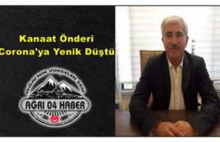 Patnos'un Kanaat Önderi Corona'dan Vefat...