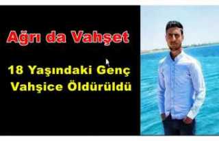 Ağrı da 18 Yaşındaki Genç Vahşice Öldürüldü