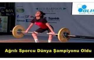 Ağrılı Sporcu Dünya Şampiyonu Oldu