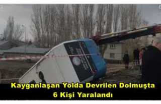 Ağrı da Dolmuş Kaza Yaptı 6 Yaralı