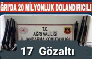 Ağrı da 20 Milyonluk Dolandırıcılık Yapan Çete...