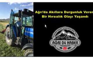 Ağrı’da akıllara durgunluk veren bir hırsızlık...