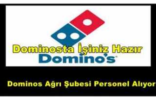 Dominos Ağrı Şubesi Personel Alımı İlanına...