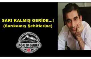 SARI KALMIŞ GERİDE…! (Sarıkamış Şehitlerine)