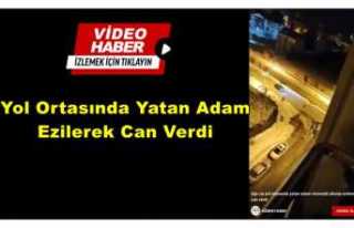 Ağrıda yol ortasında yatan adam kazada yaşamını...