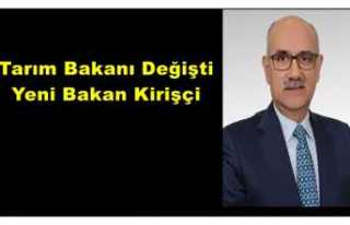 Tarım Bakanı değişti bakın yeni bakan kim oldu...