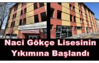 Ağrı da on binlerin mezun olduğu Naci Gökçe Lisesi...