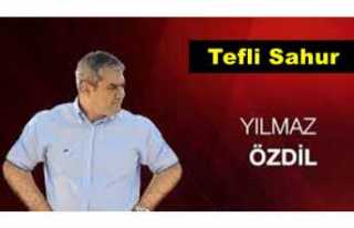 Özdil AKP'nin Ağrıda ki tefli sahuruna farklı...