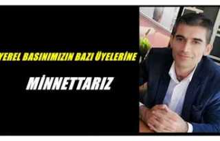 YEREL BASINIMIZIN BAZI ÜYELERİNE MİNNETTARIZ