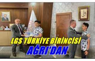 LGS Türkiye Birincisi Ağrı'dan Ahmet Asaf...