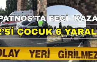 Patnos’ta Trafik Kazası: 2’si Çocuk 6 Yaralı