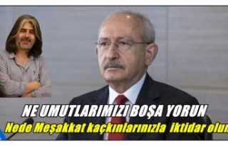 Taner Söylemez'den Kemal Kılıçdaroğlu'na...