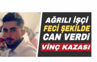 Ağrılı İşçi İnşaatta Feci Şekilde Can Verdi