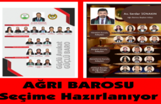 Ağrı Barosu Yeni Başkanını Seçiyor