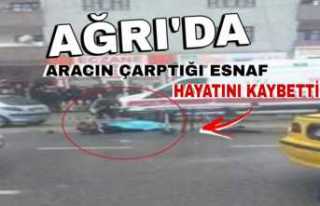 Ağrı da yaşanan trafik kazasında bir kişi hayatını...