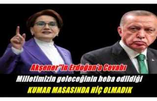 Meral Akşener'den Cumhur İttifakına ''Kumar...