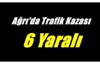 Ağrı'da yaşanan trafik kazasında 6 kişi...