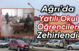 Ağrıda yatılı okul öğrencileri yemekten zehirlendi