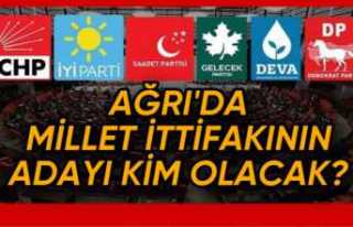 Ağrı'da Altılı Masanın Milletvekili Adayı...