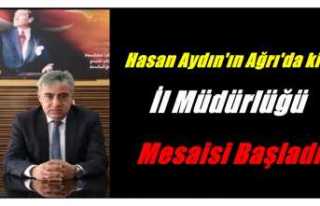 Hasan Aydın Ağrı'da mesaisine başladı