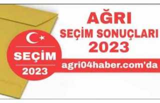 Ağrı Milletvekilliği Seçim Sonuçları