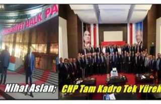 CHP Ağrı İl Başkanı Aslan; CHP Tam kadro ,tek...