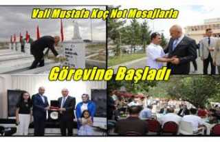 Ağrı Valisi Mustafa Koç Çok Net Mesajlarla Görevine...