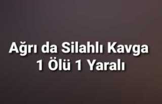 Ağrı da Silahlı Saldırı 1 Ölü 1 Yaralı