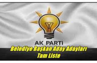 AK Parti Ağrı Belediye Başkan Aday Adayları Tam...