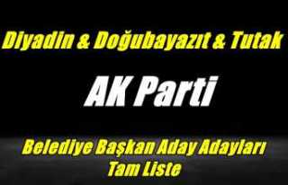 AK Parti Diyadin,Doğubayazıt ve Tutak Aday Adayları...