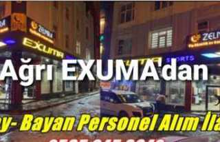 Ağrı'da Bay Bayan Personel Alım İlanı