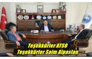 Teşekkürler ATSO,Teşekkürler Saim Alpaslan