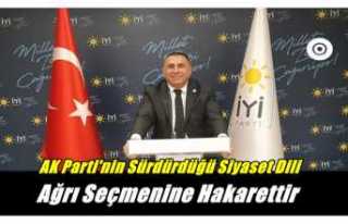 AK Partinin Kullandığı Siyaset Dili Ağrı Seçmenine...