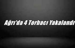 Ağrı'da 4 torbacı yakalanarak cezaevine gönderildi