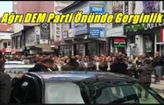 DEM Parti Ağrı İl Başkanlığı Önünde Kısa...