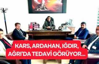 Kars, Ardahan ve Iğdır Artık Ağrıda Tedavi Görüyor