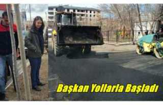 Ağrı Belediyesi Sezona Yol Bakım Onarımı İle...