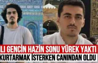 12 Yaşında ki çocuğu kurtarmak isterken Canından...