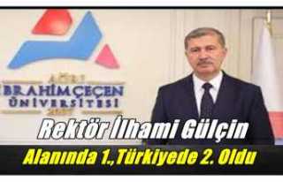 A.İ.Ç.Ü Rektörü İlhami Gülçin Alanında 1....