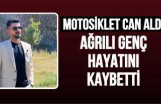 Motosikletle Kaza Yapan Ağrılı Genç Hayatını...