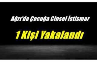 Ağrı'da Cinsel İstismar; 1 Kişi Yakalandı