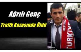 Ağrılı Genç Trafik Kazasında Öldü