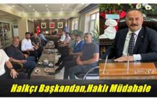 Halkçı başkandan haklı müdahale