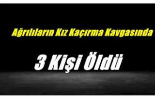 Ağrılıların Kız Kaçırma Kavgasında 3 Kişi...