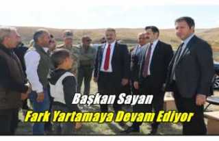 Başkan Sayan'dan Üreticiye Destek