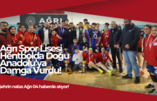 Ağrı Spor Lisesi Hentbolda Doğu Anadolu’ya Damga...