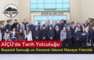 AİÇÜ’de Tarih Yolculuğu: Bayezid Sancağı ve...