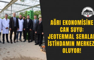 Ağrı Ekonomisine Can Suyu: Jeotermal Seralar İstihdamın...