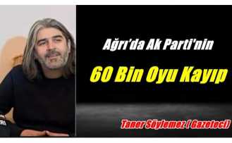 Ağrı’da Ak Parti'nin 60 bin oyu kayıp