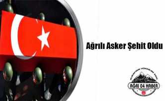 Ağrılı Asker Şehit Oldu